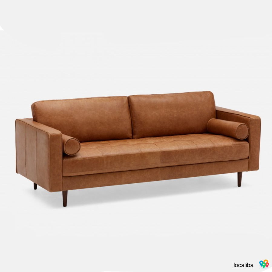 Living Leather Sofa For Sale