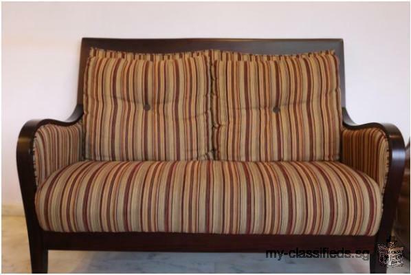 Sofa set for sale (Rosewood)