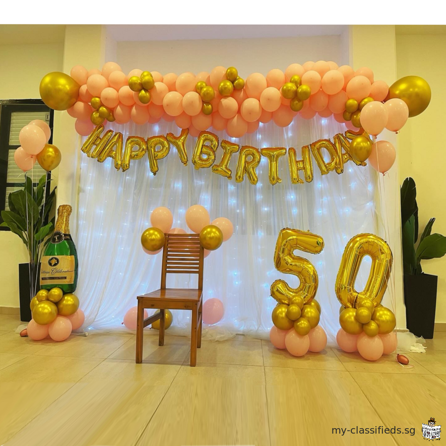 Balloon Decoration Singapore by Wingding Event Styling