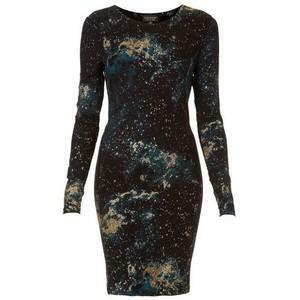 Topshop Galaxy Bodycon Dress