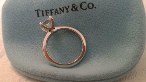 Tiffany Princess Cut Engagegment Ring with Certificate