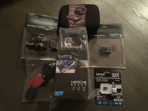 GoPro Hero 4 Silver Edition & Accessories