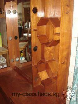 MID-CENTURY DRESSING TABLE in ELM WOOD -FREE DELIVERY!