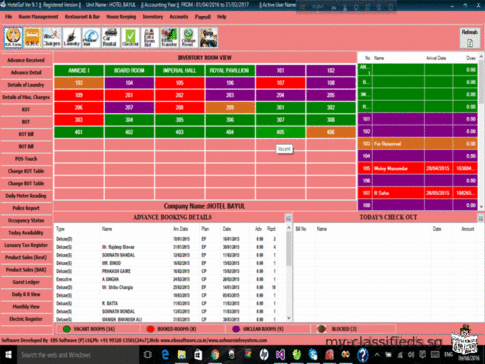 Software for Hotel,Restaurant,Resorts (Complete Hotel Solution