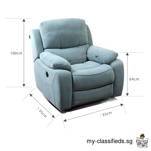 Massage Sofa Electric Function Sofa Disposable Tech Cloth Space Seat Single Function Sofa