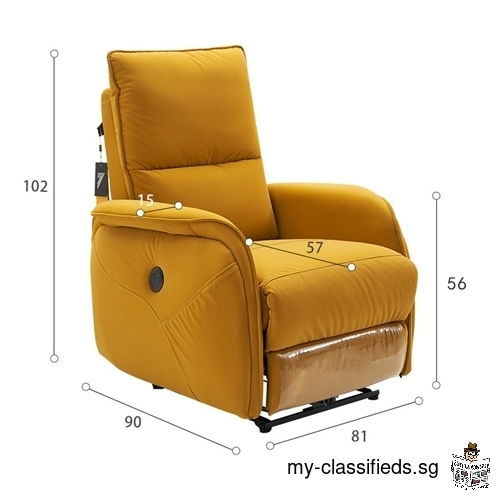 Space Capsule Sofa Technology Fabric Single Electric Rear Reclining Chair Multifunctional Reclining