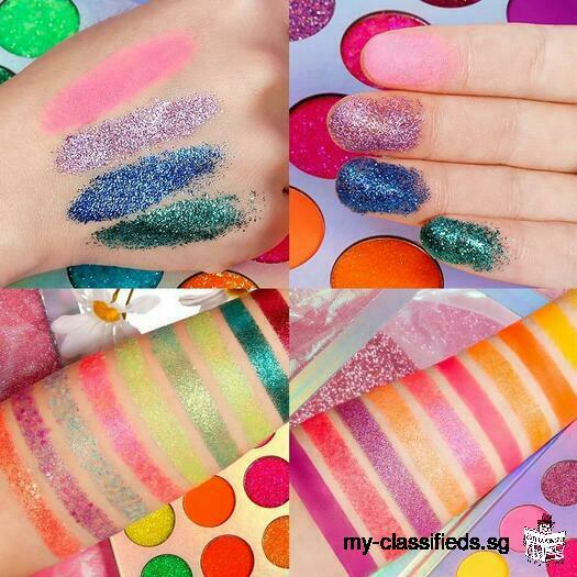 Neon Glitter Eyeshadow Palette