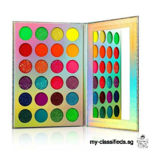 Neon Glitter Eyeshadow Palette