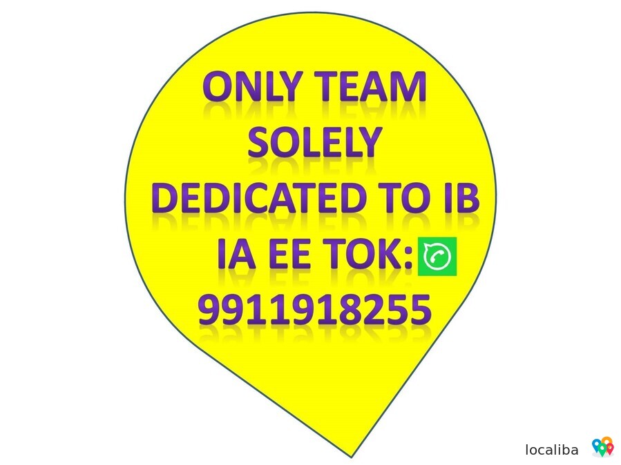 IB Certified Tutors for IA Extended Essay and tok all subjects