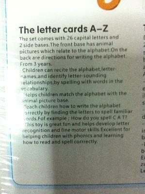 Brand new Learning alphabets, Educational toys