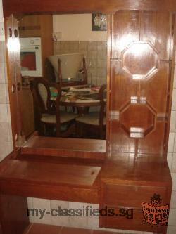 MID-CENTURY DRESSING TABLE in ELM WOOD -FREE DELIVERY!