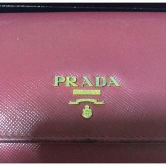 Prada Saffiano Peonia Wallet