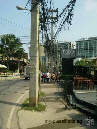 Land Pattaya Na Klua area 880 sq.m very good land for doing business and projects