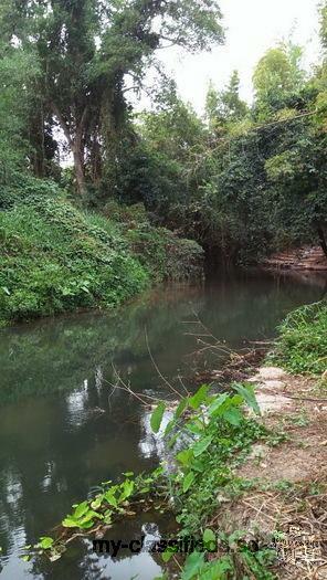 The Beautiful landscape closed the long River for sale All rights document as a deed